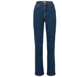 Bootcut džínsy – strih »Lou«, tmavomodré