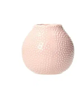 Dekoria Váza Tessa Light Pink 13cm, 13 x 13 cm