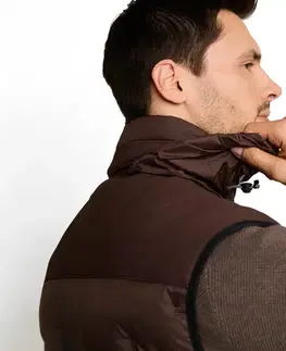 Ľahká hybridná prešívaná bunda Tom Tailor, java dark brown