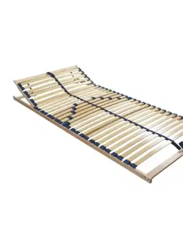 KONDELA Twinflex polohovateľný lamelový rošt 90x200 cm brezové drevo