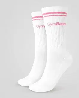 GymBeam Ponožky Crew Pink  M