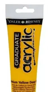 D&R Graduate akrylová farba Cadmium Yellow Deep 120 ml