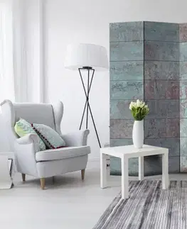 Paraván Turquoise Concrete Dekorhome