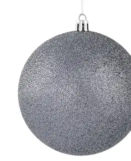 ArtFir Vianočná dekorácia GUĽA 19A | grafit 8 cm
