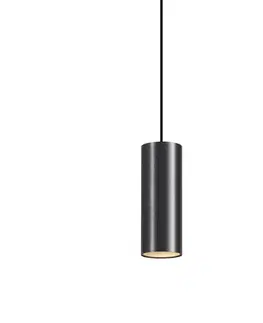 Moderné závesné svietidlo tmavosivé GU10 50 mm - Tubo