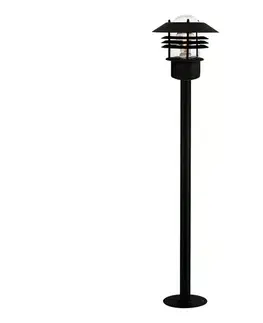 Nordlux - Vonkajšie svietidlo VEJERS 1xE27/60W/230V IP54 čierna 92 cm 25118003