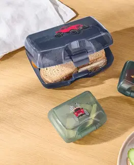 Súprava dóz na desiatu, modrá