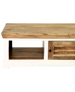 Konferenčný stolík Agni 110x45x60 indický masív mango