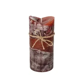 Dekoria Sviečka Dorotea 15cm burgund, 7 x 15 cm