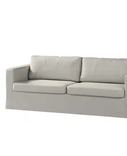 Dekoria Poťah na sedačku Karlstad (nerozkladáci, 3-miestný, dlhý), šedá, 224 x 89 x 64 cm, Living 2, 162-00