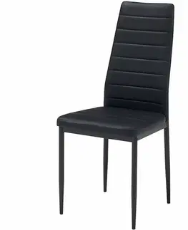 Jedálenský set pre 4 osoby AXIS, čierny
