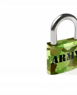 Kinekus Zámok visiaci 38mm Army 3 kľúče