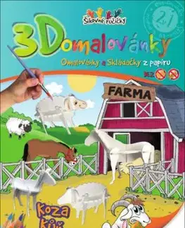 3D omalovánky Farma