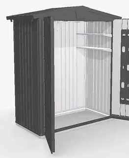 Biohort Záhradný domček BIOHORT Europa 1 - 172 × 84 cm (tmavo šedá metalíza)