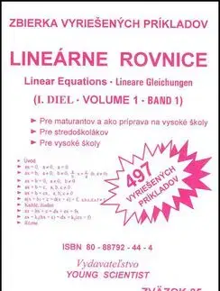 Lineárne rovnice I.diel zväzok25 - RNDr. Marián Olejár