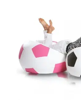 Sedací vak lopta sport l ekokoža 325l TiaHome - Žltá