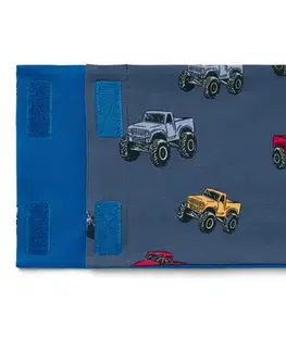 Detský nákrčník so suchým zipsom, nákladné autá