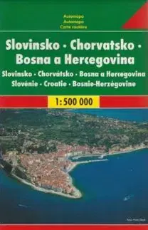 Slovinsko, Chorvatsko, Bosna a Hercegovina 1: 500 000 automapa