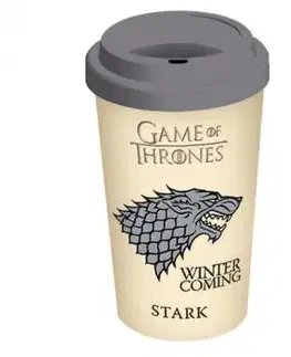 Game of Thrones: Stark cestovní hrnek 340 ml