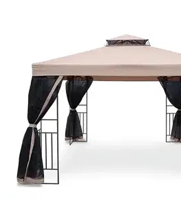 Fieldmann - Záhradný altánok 3x3 m béžová/čierna 50004753