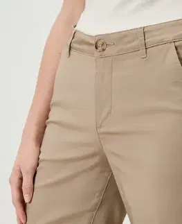 Šortky v štýle chino, béžové