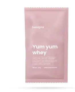 BeastPink Yum Yum Whey biela čokoláda kokos