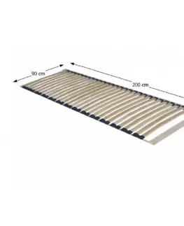 Lamelový rošt v ráme TWINPACK Tempo Kondela