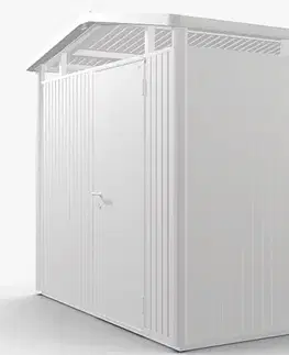 Biohort Záhradný domček BIOHORT Panorama P4 - 273 × 278 cm (strieborná metalíza)