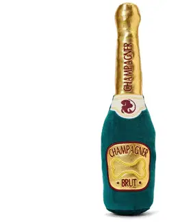 Plyšová hračka pre psov »Champagnerflasche«