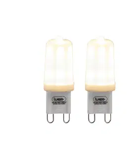 Sada 2 G9 stmievateľných LED žiaroviek 3W 280lm 2700K