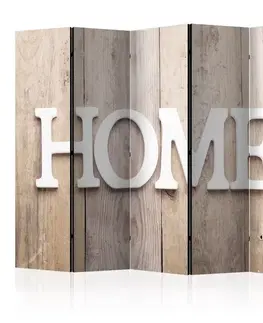 Paraván Home on wooden boards Dekorhome