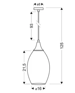 Závesná lampa CELIA 1xE27 Candellux