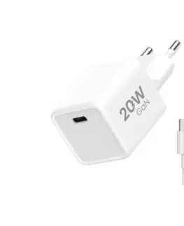 Winner Group- Rychlonabíjací adaptér 1xUSB-C PD 20W + USB kábel USB-C / USB-C 1m WINTRUSBCKAWH