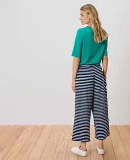 Štruktúrované nohavice culotte