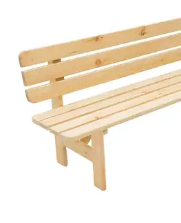 Masívna lavica z borovice drevo 30 mm (rôzne dĺžky) 150 cm