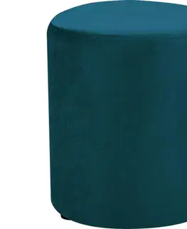 Taburet VEX Ø 36 cm tyrkysový DIXI KRONOS 04