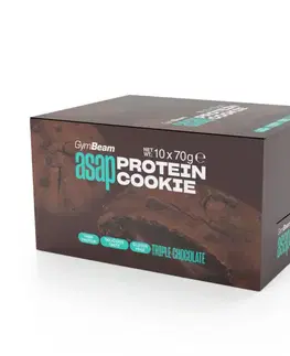 GymBeam ASAP Protein Cookie trojitá čokoláda