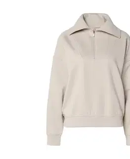 Teplákový pulóver typu troyer