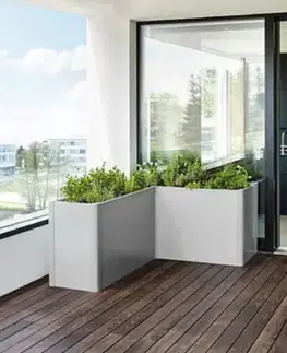 Biohort Hrantík BIOHORT Belvedere L 103 x 103 x 61 cm (strieborná metalíza)