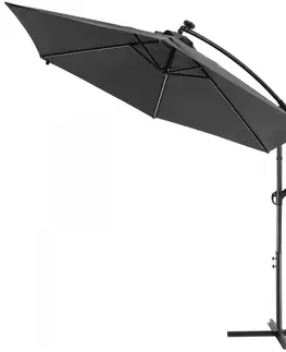 Závesný slnečník s LED svetlom Ø 330 cm Dekorhome