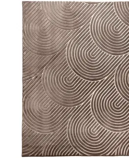 KONDELA Luvre koberec 150x200 cm svetlohnedá