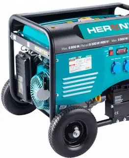 HERON Elektrocentrála rám. benz. 400V/230V 6,8kW/5,5kW 15