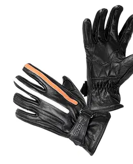 W-TEC Classic čierna s oranžovým a béžovým pruhom - L
