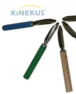 Kinekus Škrabka na zemiaky, nerezová čepeľ, drevená rukoväť, pre pravákov