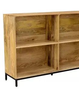 Knižnica Gita 130x90x35 indický masív mango