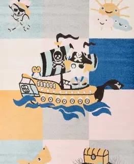 ArtTapi Koberec HAPPY M piráti H328A | 140 x 200 cm