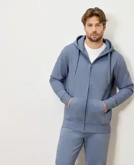 Mikina s kapucňou, modrá
