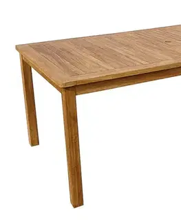 Záhradný stôl RIVIERA 190x100 cm (teak)