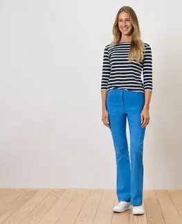 Bengalínové nohavice Bootcut, modré