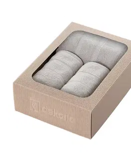 Dekoria Súprava uterákov Magnus 3ks sivá, 50 x 90/ 70 x 140 cm